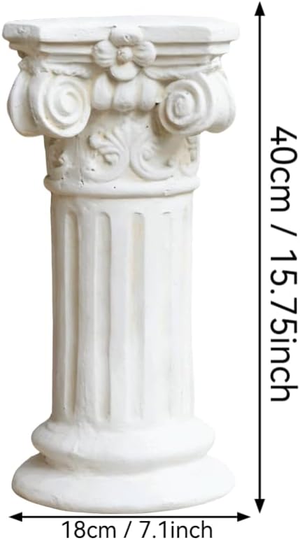 16" Corinthian Resin Roman Column Pedestal Stand