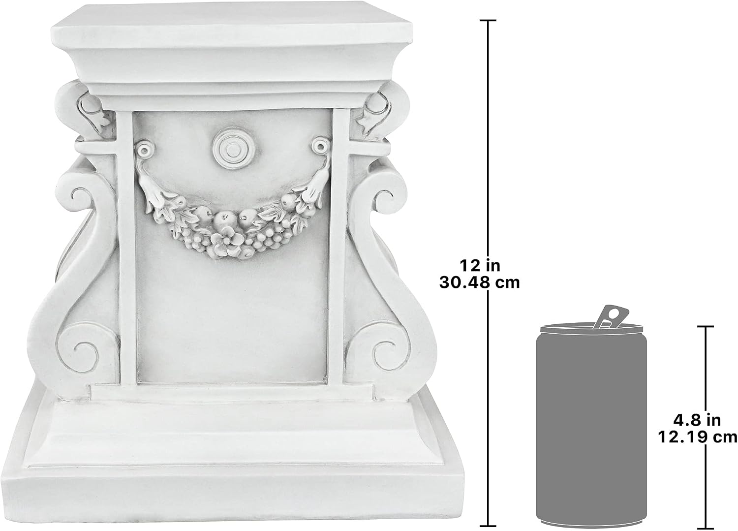 Medium Classic Garden Statue Plinth Base