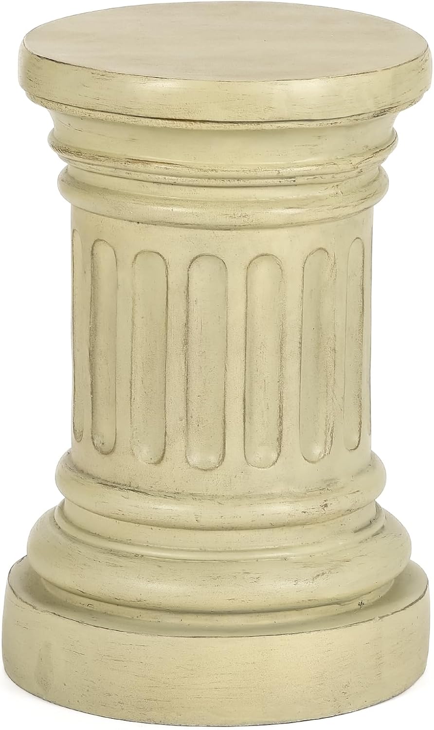 18" Magnesium Oxide Roman Column Pedestal Stand
