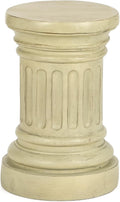 18" Magnesium Oxide Roman Column Pedestal Stand