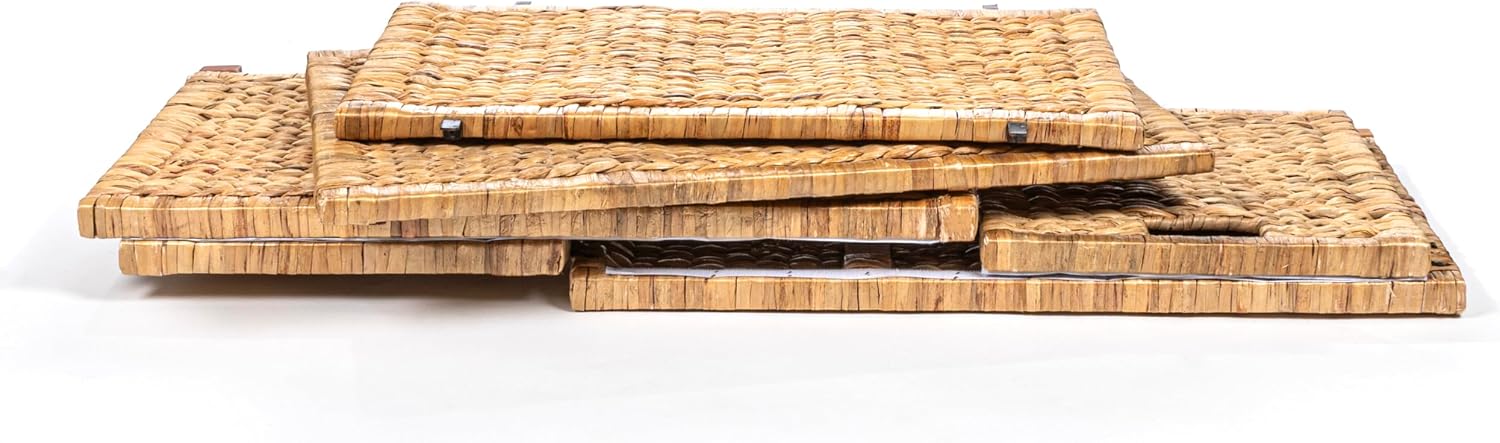 30" Water Hyacinth Foldable Storage Trunk