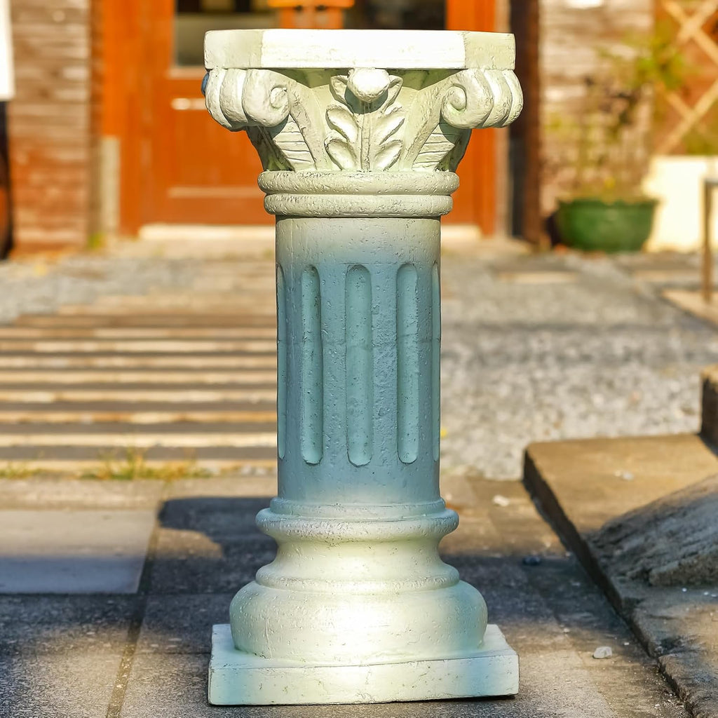 26" Magnesium Oxide Roman Column Pedestal Stand