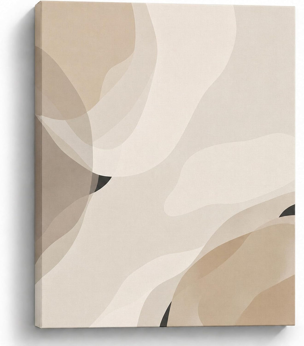 16x20 Inch Earth Tone Abstract Canvas Wall Art