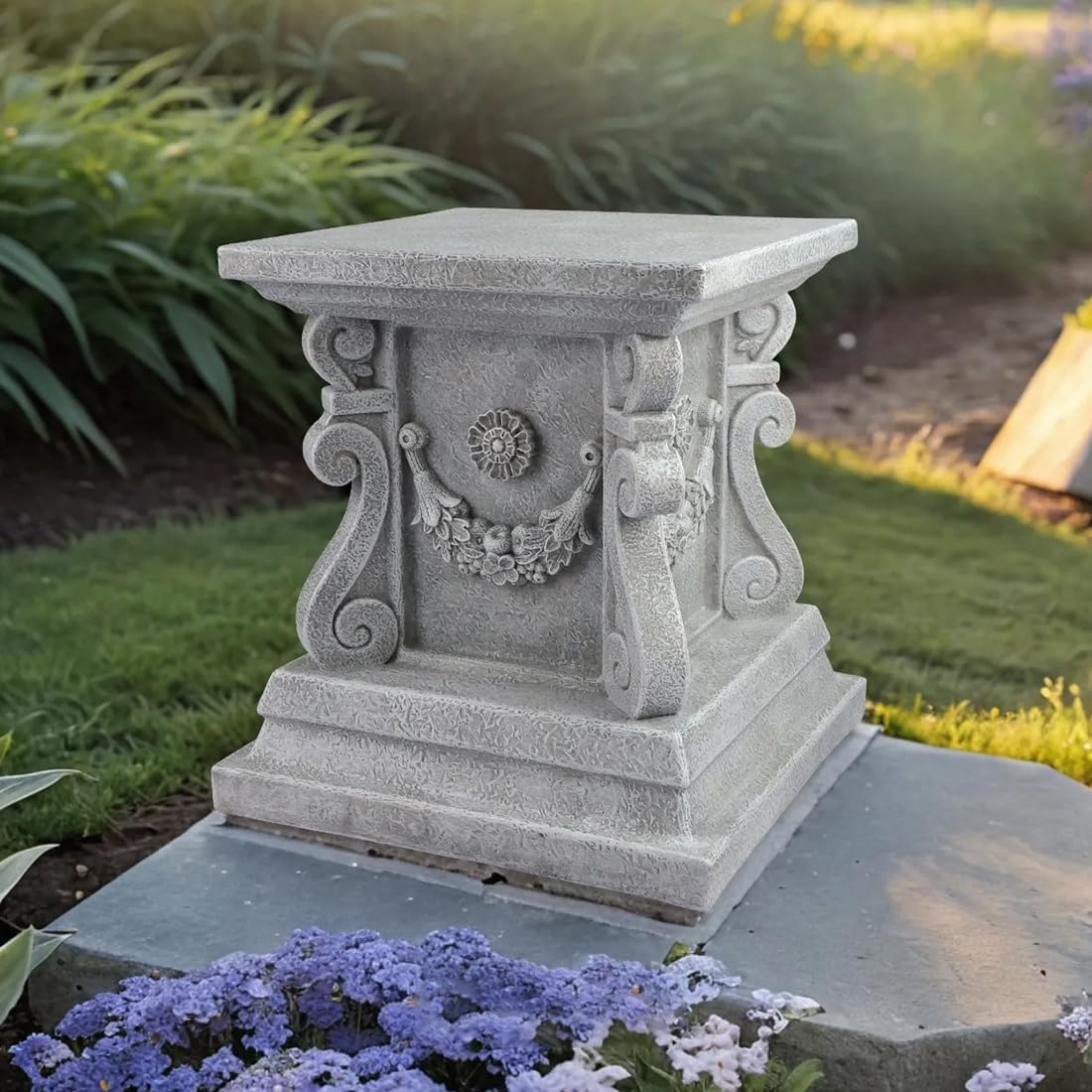 Resin Garden Statue Pedestal Plinth Base