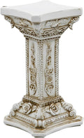 Carved Resin Roman Column Pedestal Stand