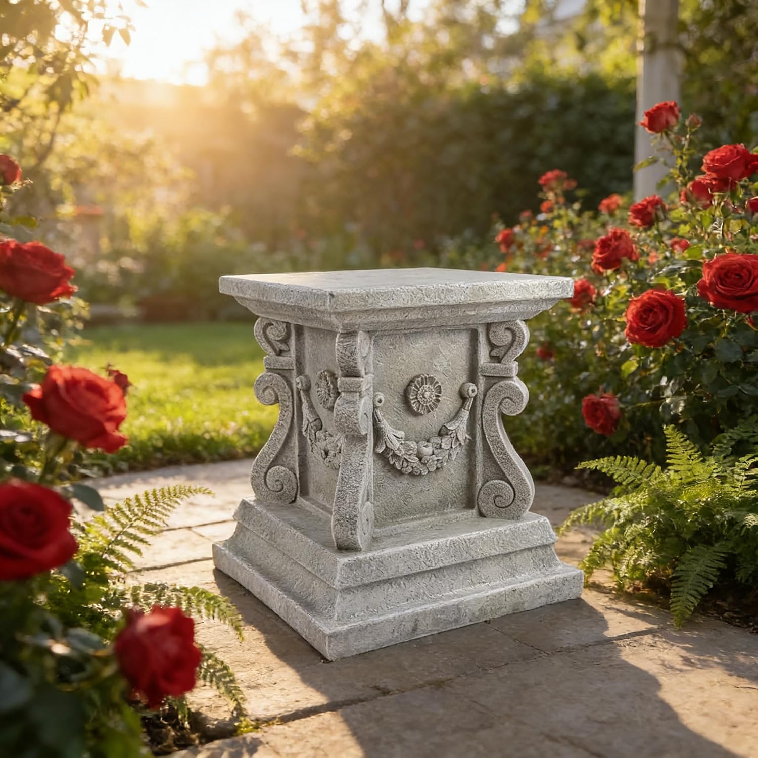 Garden Sculpture Pedestal Base