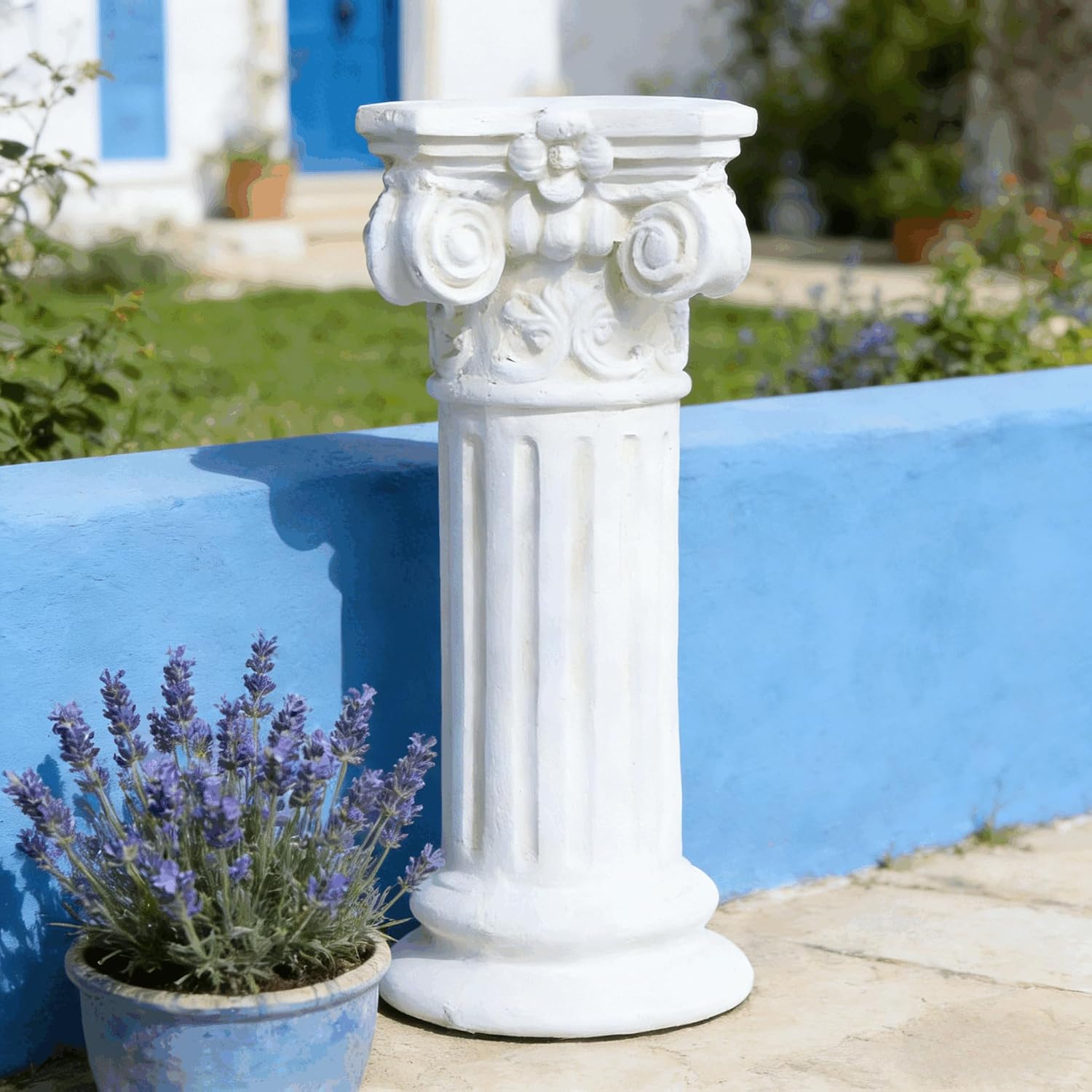 16" Corinthian Resin Roman Column Pedestal Stand