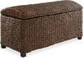 36" Espresso Hyacinth Wicker Storage Trunk