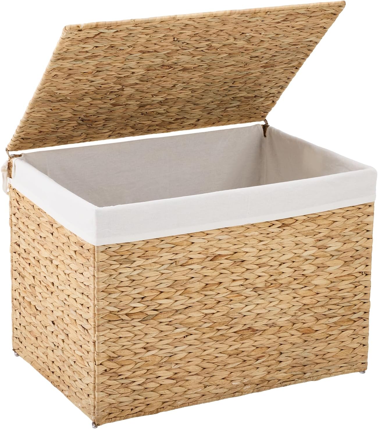 46.2 Gallon Water Hyacinth Storage Basket With Lid