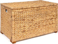 30" Water Hyacinth Foldable Storage Trunk